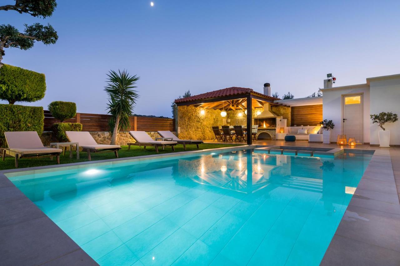 Villa Georgia Heated Pool & Jet-Tub Kolymbari Exterior foto