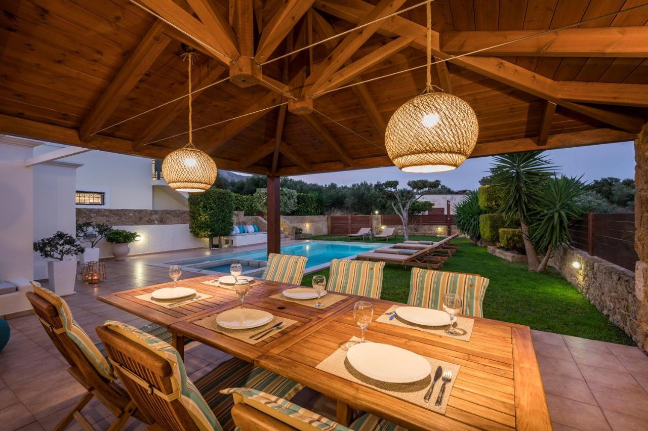 Villa Georgia Heated Pool & Jet-Tub Kolymbari Exterior foto